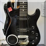 M02. Synsonics Terminator guitar with built in speaker. Model 7020 TABK.